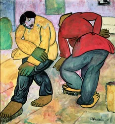 Polerujący podłogi, 1911